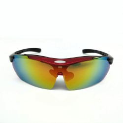 Medium Red Box  Cycling Glasses Sports Goggles Detachable Lenses