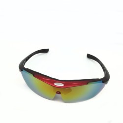 Medium Red Box  Cycling Glasses Sports Goggles Detachable Lenses