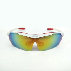 Brightening Frame Cycling Glasses Sports Goggles Detachable Lenses