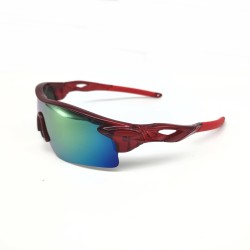 Red Frame + Red Filmt,Outdoor Mountaineering Fishing Windproof Glasses