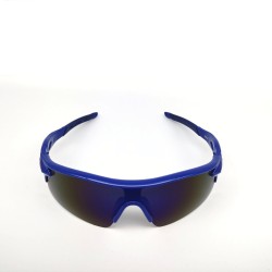 Blue Frame + Blue Piece Outdoor Mountaineering Fishing Windproof Glasses