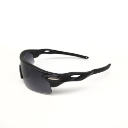 Black Frame + Gray Piece Outdoor Mountaineering Fishing Windproof Glasses