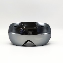 Black Frame Mercury Piece Adult Ski Goggles Large Spherical Glasses Cocker Myopia Goggles