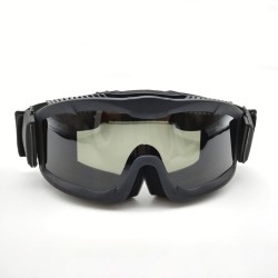 Black Glasses Alpha Sand Proof Shooting Goggles