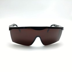 Brown，Electric Welding Anti-Glare And Splash Protection Goggles