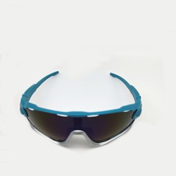 Blue And Silver Frame Blue Piece   UV Sunglasses Cycling Outdoor Vr Glasses